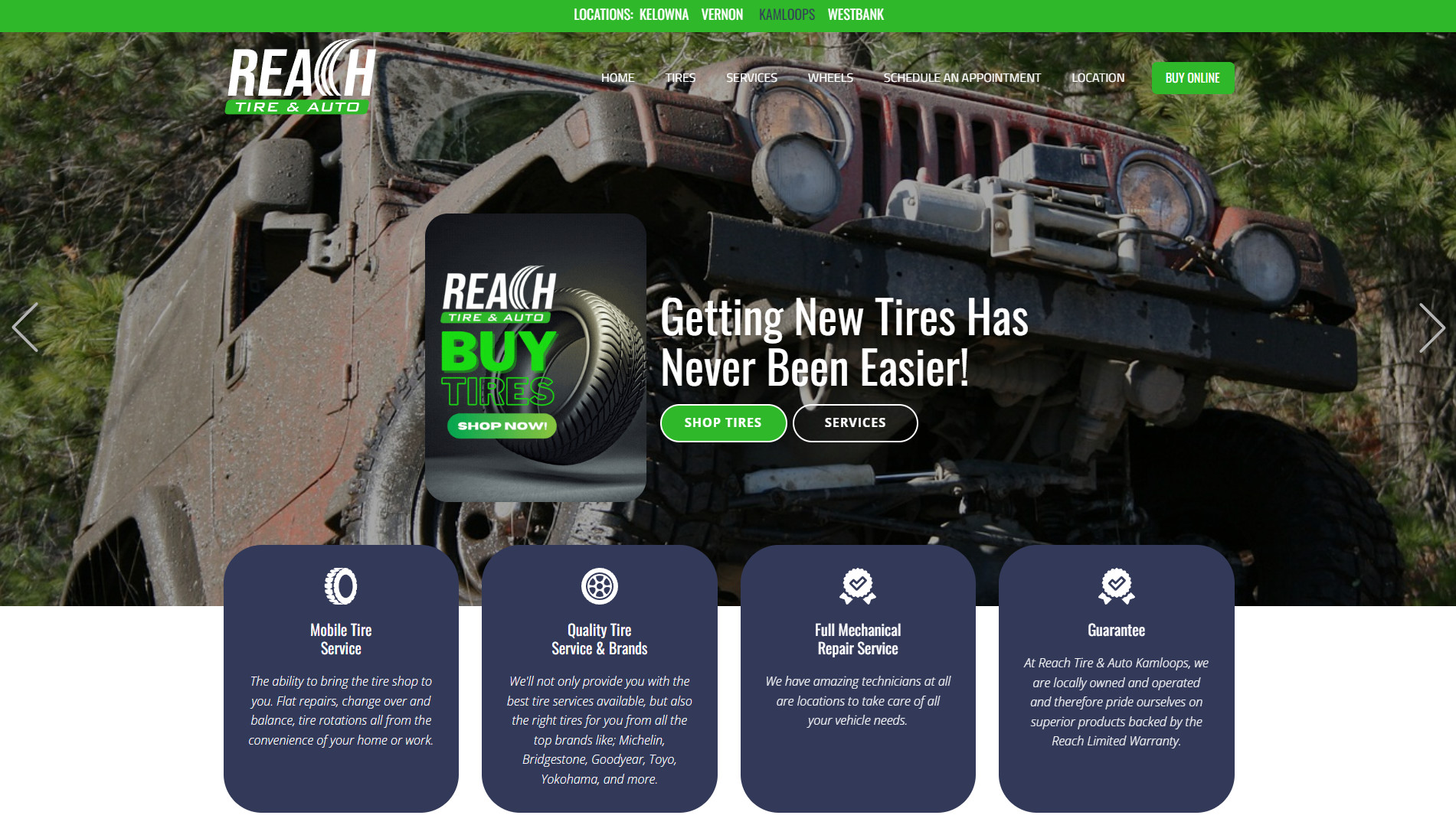 Reach Tire and Auto Affordable Tires and Rims in Kamloops