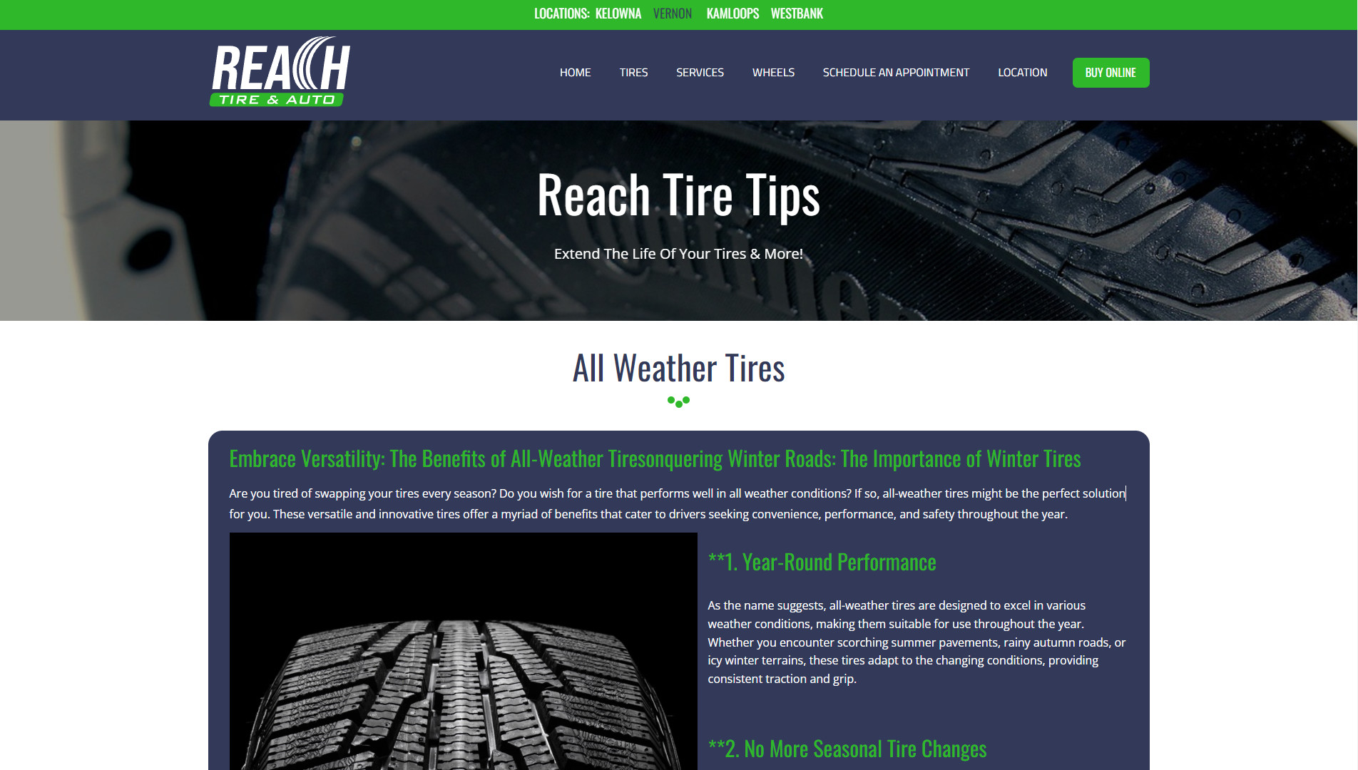 Embrace Versatility The Benefits of AllWeather Tires